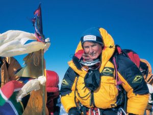 Sue Fear on Mt Everest